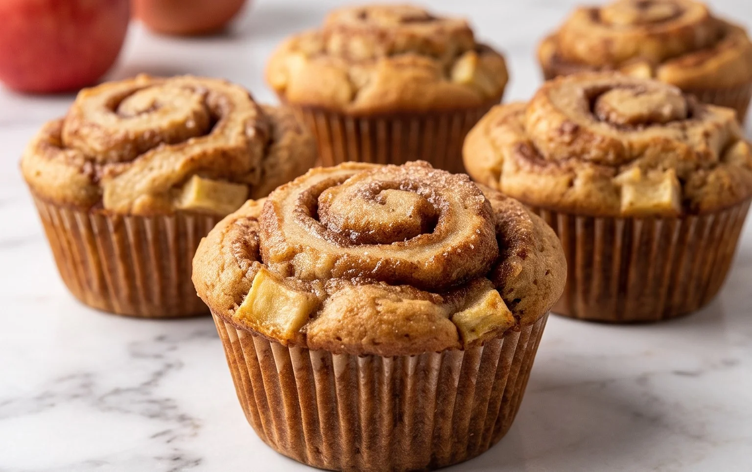Zimtschnecken Apfel Muffins: Himmlische Kombination